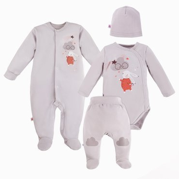 Mellow Ewa Klucze Komplet 4 elementy- szary