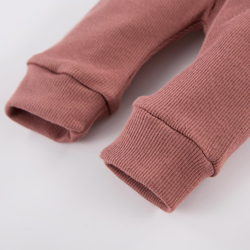 Daisy Eevi Legginsy ze ściągaczem - ciemny róż