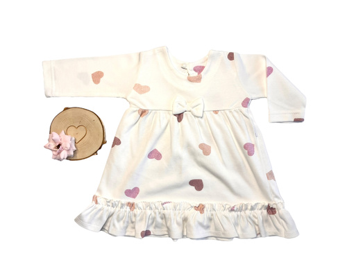 Mamatti SK15036 sukienka bawełniana dla dziewczynki – wygodna, lekka i stylowa