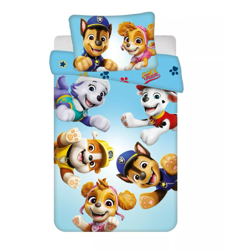 Jerry Fabrics Pościel Bawełniana Paw Patrol PP650 100x135 40x60 Bawełna