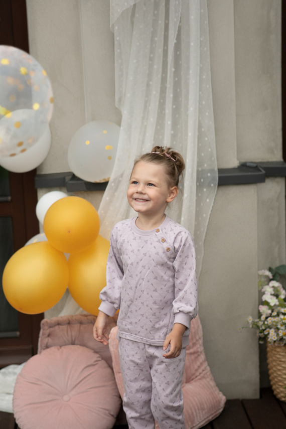 Charlotte Pinokio Spodnie dziewczęcy - fiolet