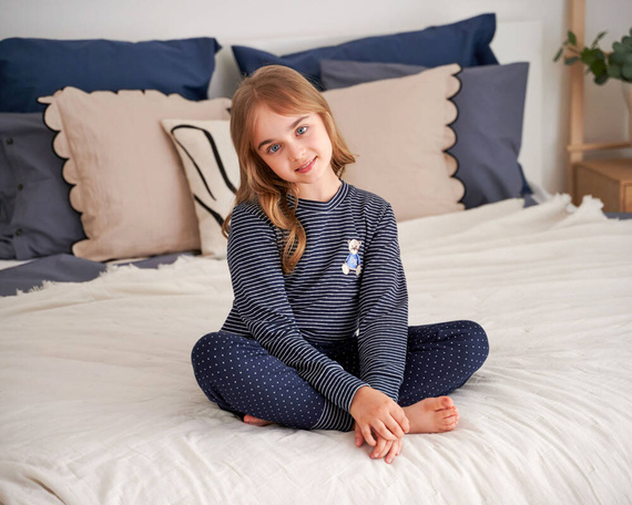 Piżama dziecięca 5255 Unisex Doctor Nap - navy blue