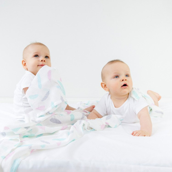 Pieluszki 100% Bamboo muślin Sawanna Makaszka