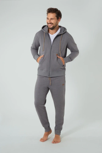 Darwin Bluza męska dresowa Italian Fashion - melanż