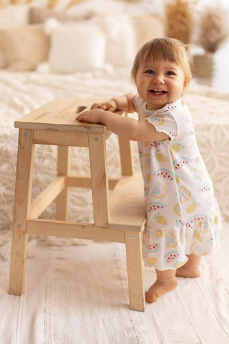 "Fruit Party" Makoma Sukienka z falbanką