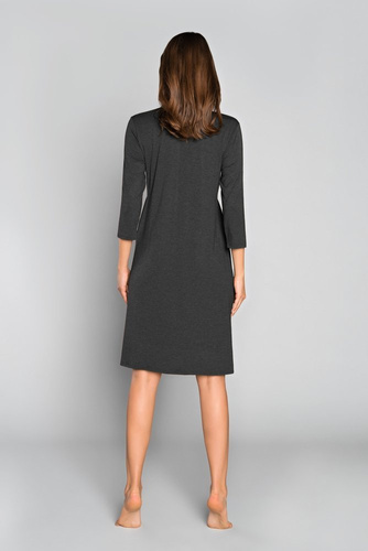 Sonata ciążowa i do karmienia 3/4 rękaw Italia Fashion - ciemny melanż/łosoś