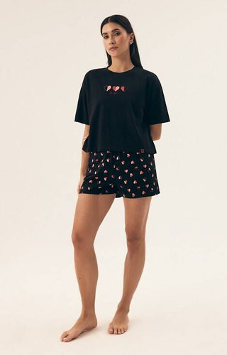 42649 Necesito Piżama Damska Henderson - czarna