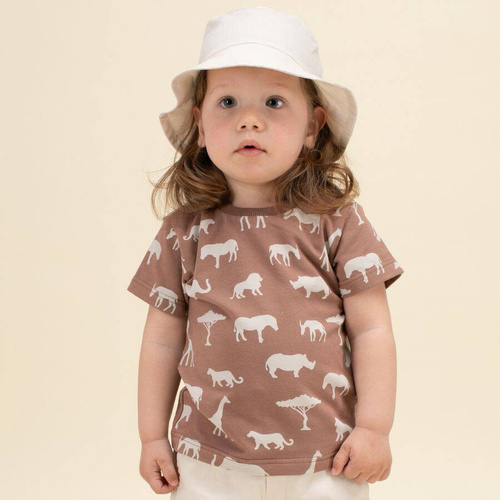 Safari Pinokio Koszulka z nadrukiem - afryka brązowy