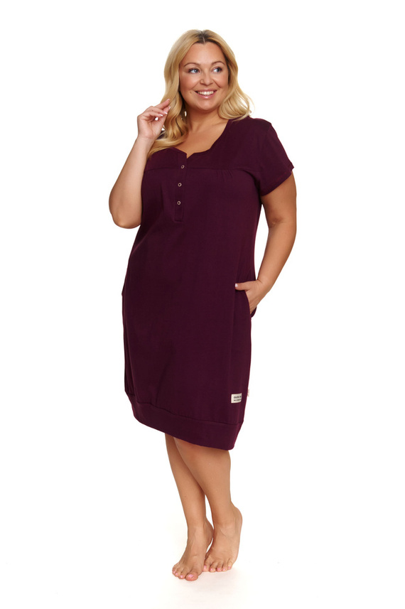 Koszula Nocna 4348 Doctor Nap - burgundy