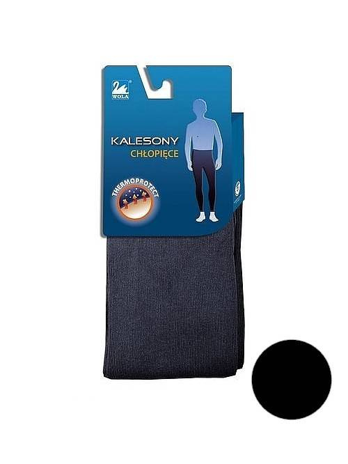 Kalesony chłopięce W28003 / W38003 gładkie - graphite