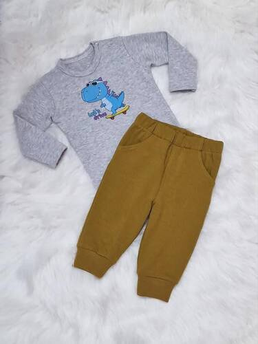 Piotruś Spodnie dziecięce Bambarillo musztardowy