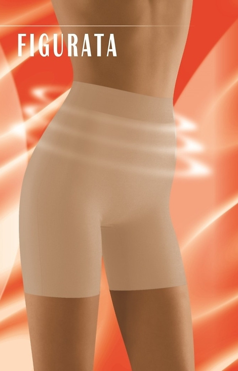 Figurata szorty damskie Wolbar beżowe - modelujące, wyszczuplające, sportowe