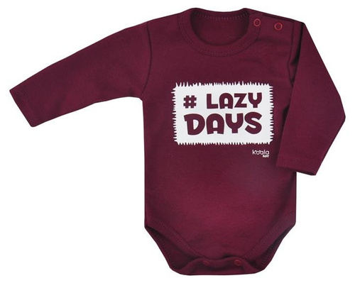 Body niemowlęce  "LAZY DAYS" Koala musztardowe