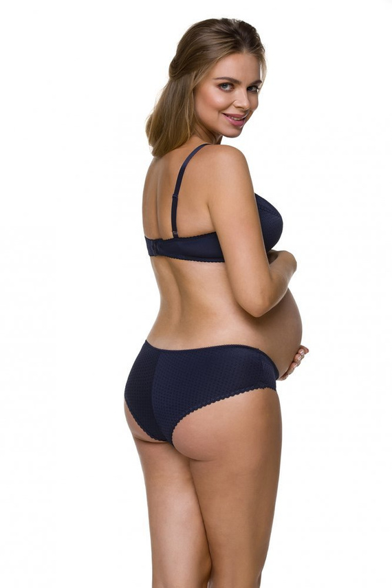 1732 LUPOLINE biustonosz do karmienia- granatowy