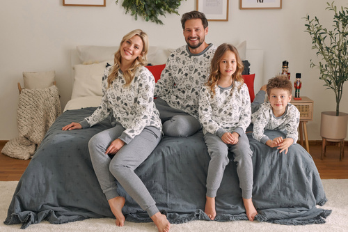 Piżama dziecięca 4548 Unisex Doctor Nap - snowman