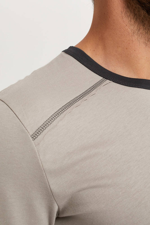 Abel Piżama Męska krótki rękaw, spodenki Italian Fashion - beżowy/druk