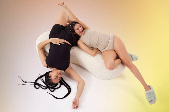 GO Ribbed Short krótkie spodenki Sloggi - black