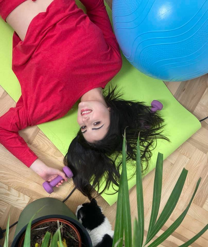 555 Paula Piżama Damska De Lafense - malina