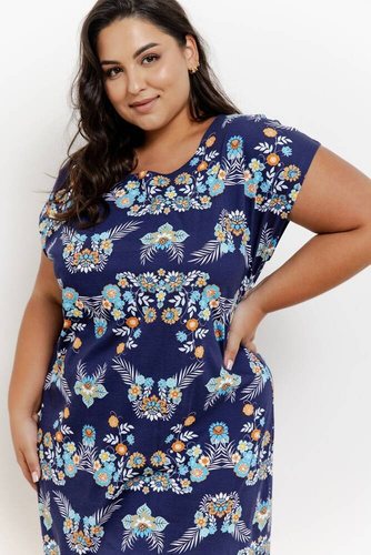 3363 Jodie Koszula Damska Taro -granatowy