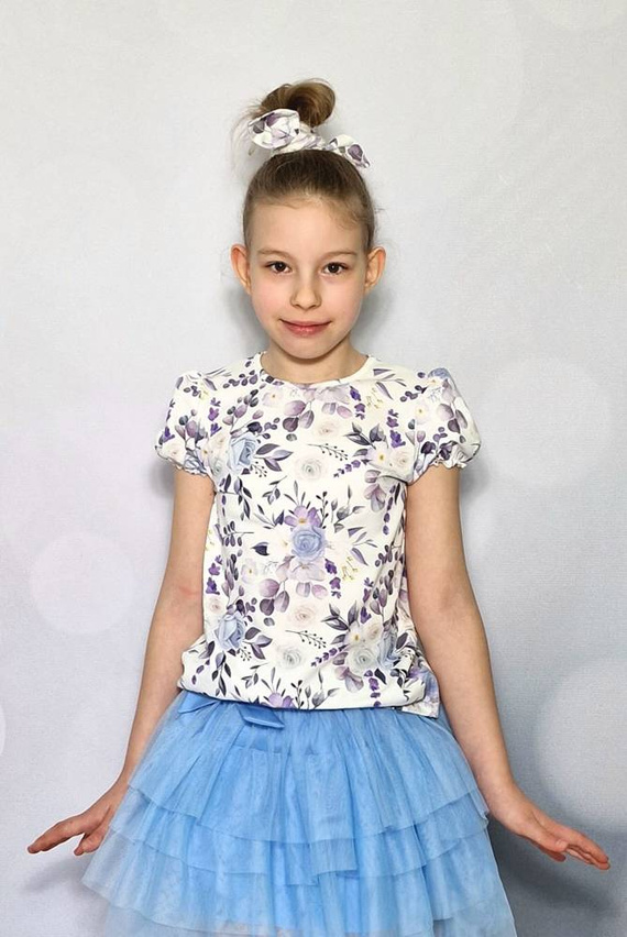 Inez Bambarillo Spódniczka tiulowa błękitny