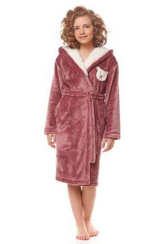 2152 L&L Szlafrok dziecięcy - sucha róża