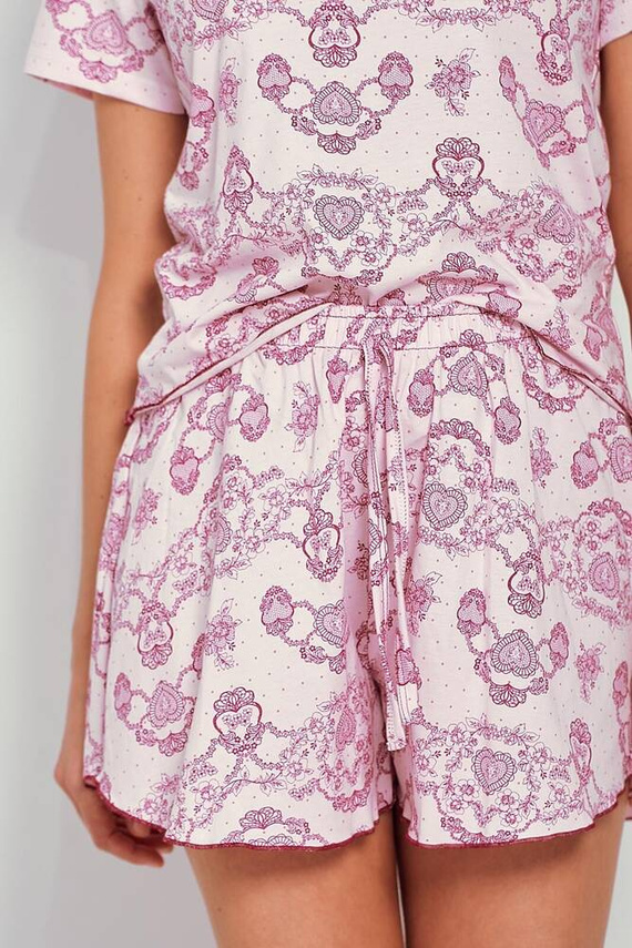 3332 Tara Piżama Damska Taro- różowy