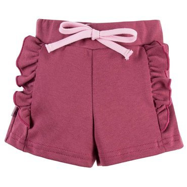 Nature Ewa Klucze Szorty z wiązaniem - bordo