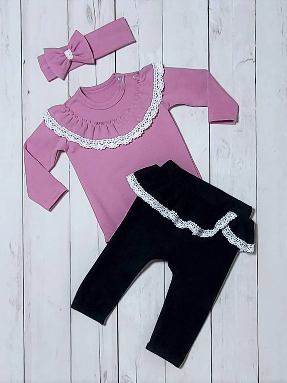 Eliza Bambarillo Spodnie niemowlęce czarny