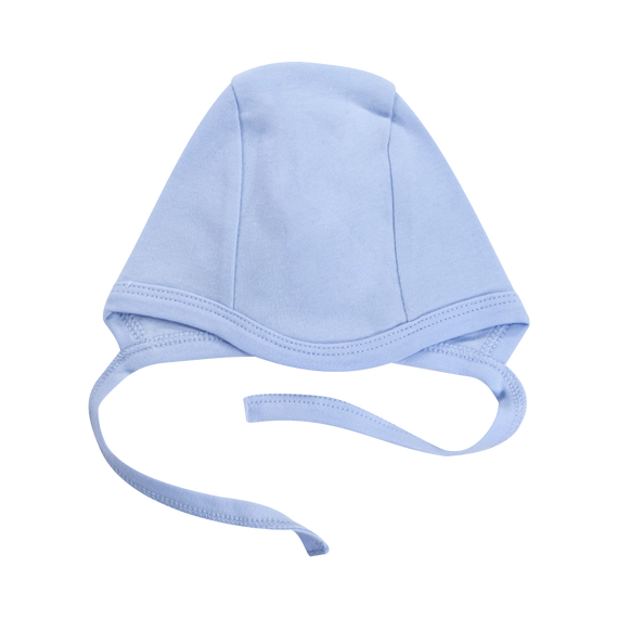CKB008 Basic Mamatti Czapka wiązana - niebieski