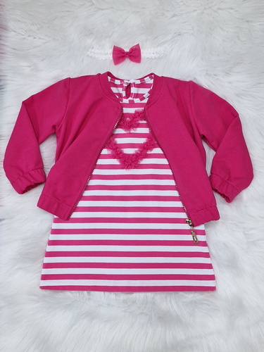 Gracja bluza bomberka dziecięca Bambarillo amarantowy