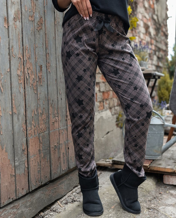 Sensis Reach For The Stars Piżama damska - czarny-brązowy