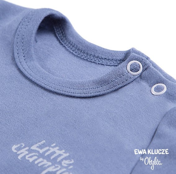 Body niemowlęce "LITTLE CHAMPION" dla dziewczynki Ewa Klucze grafit