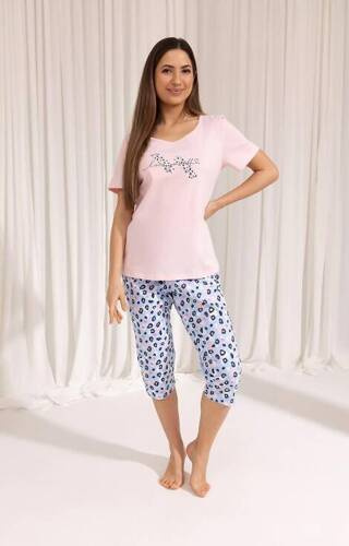 689 Piżama damska Regina -różowy