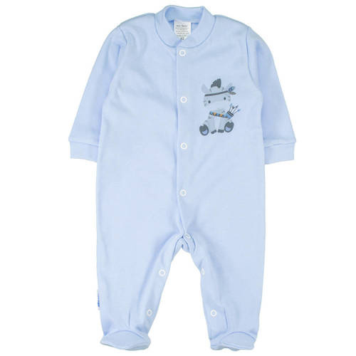 Miś indianin Martex pajacyk niemowlęcy niebieski