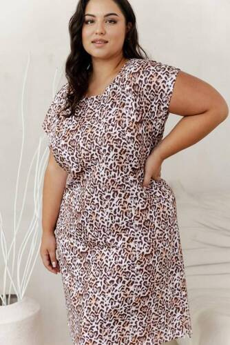 3361 Esti Koszula Damska Taro -panterka