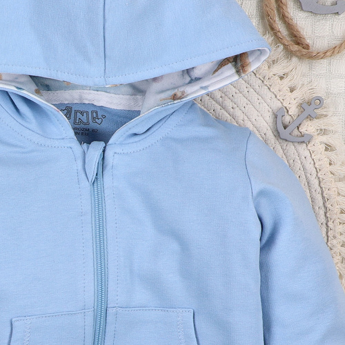ABN-5459 Sea Of Joy Bluza dresowa dziecięca Nini – bawełna organiczna, wygodny fason