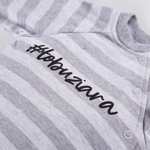 Ancymon Eevi Bluzka niemowlęca 2-pak - szary/różowy