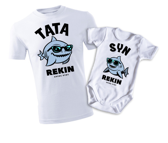 "REKINY grube ryby" Moocha ZESTAW ojciec syn