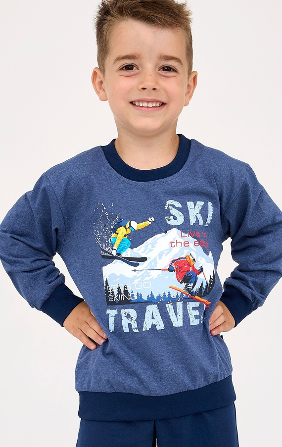 477/158, 267/158 Ski Piżama chłopięca Cornette granatowy