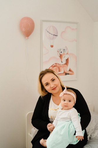 2012 Body długi rękaw dekolt lamowany Miracle - granat