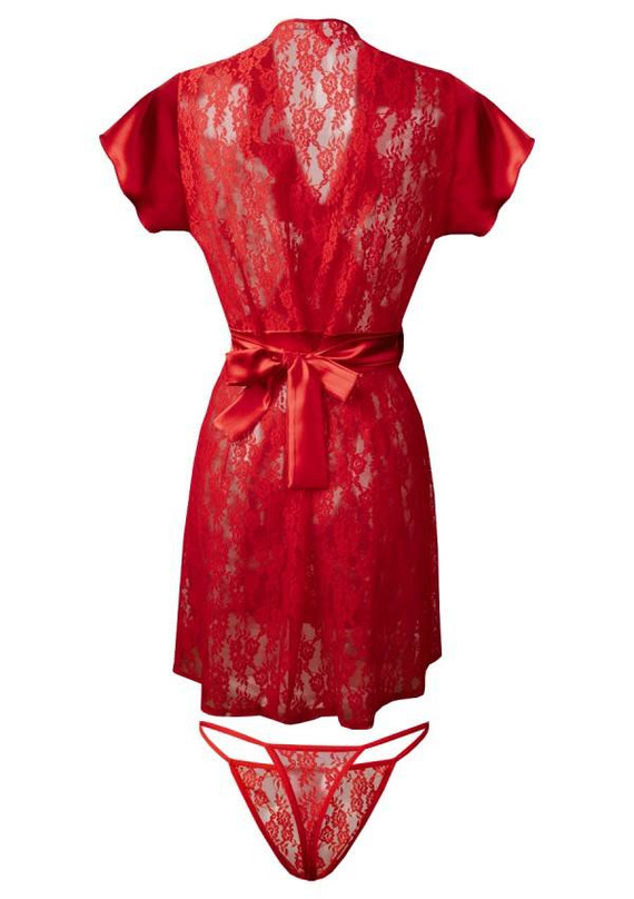 Mia Koronkowy zestaw DKaren - czarny