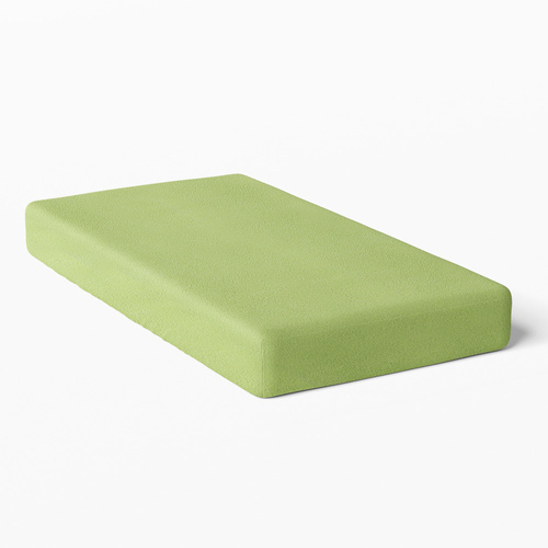 Eevi Prześcieradło dziecięce frotte - zielony