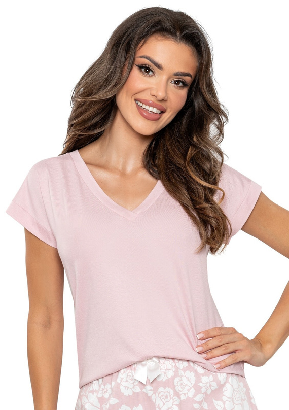 Rosalia Short Piżama damska Donna -różowy