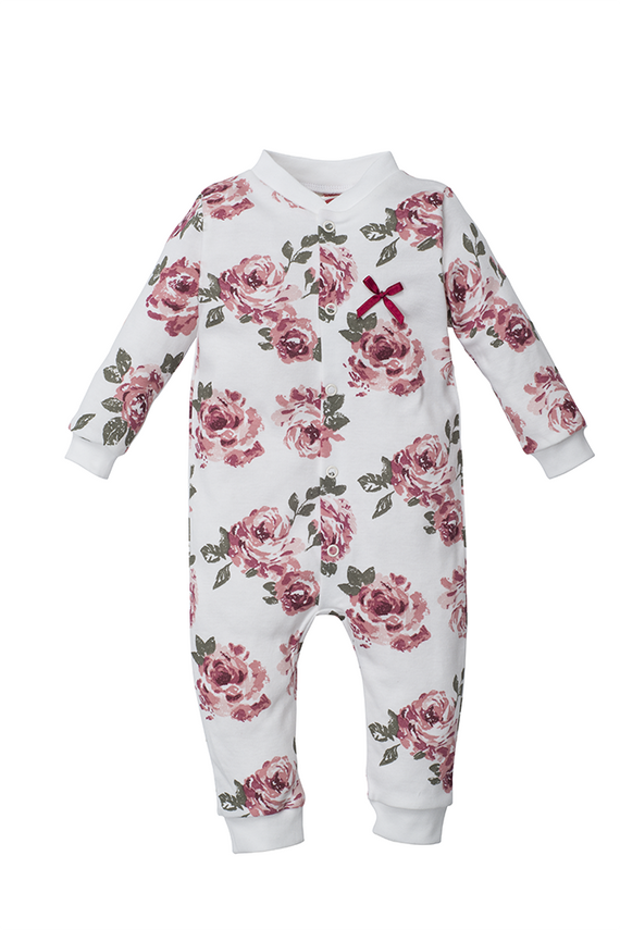  "ROSES"  Makoma Pajac niemowlęcy druk
