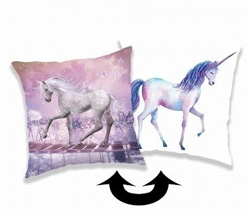 Poszewka dekoracyjnaLama 02 kaktusy 7630 magiczne cekiny zmieniające kolor Jerry Fabrics