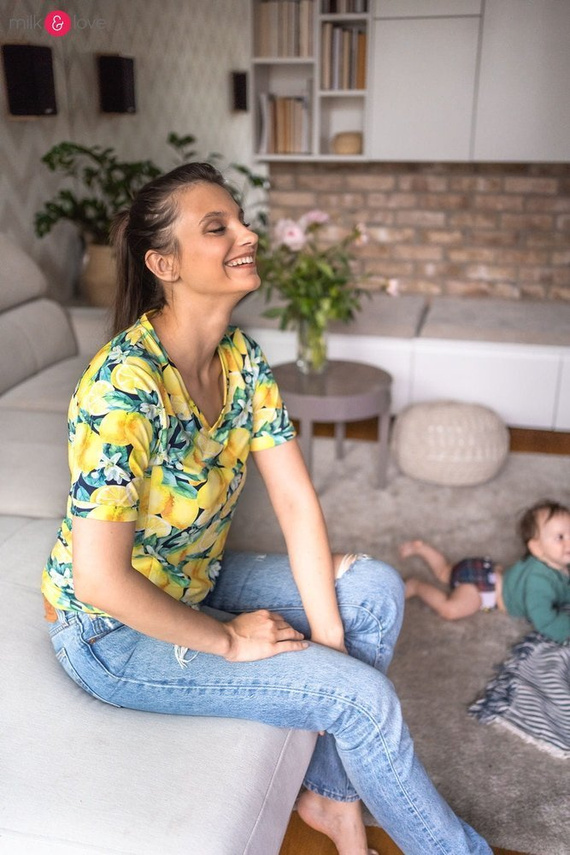 Bluzka do karmienia Boob Milk&Love żółty