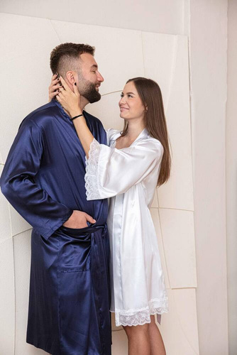 Sauda Podomka Szlafrok Damski Dkaren - biały