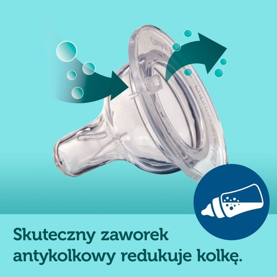 CA35/222PIN Butelka szerokootworowa antykolkowa 300ml Canpol Babies