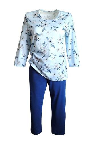 1275  Piżama damska Betina- błękitny