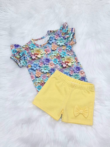 Kokardka Bambarillo szorty niemowlęce  